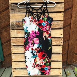 Floral Print Midi Dress